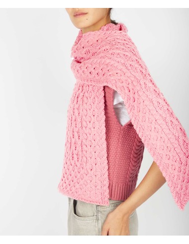 SCIARPA  IN LANA IRLANDESE "ARAN"