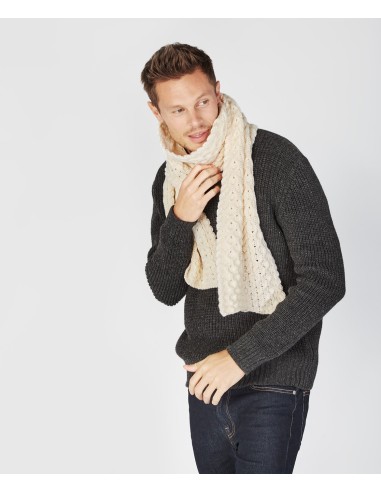 SCIARPA  IN LANA IRLANDESE "ARAN"