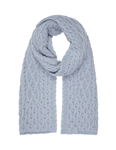 SCIARPA  IN LANA IRLANDESE "ARAN"