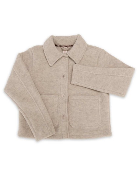 GIACCA DONNA IN PILE DI LANA MERINO CORTA