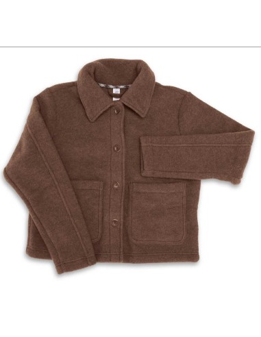 GIACCA DONNA IN PILE DI LANA MERINO CORTA