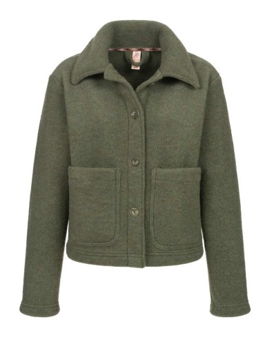 GIACCA DONNA IN PILE DI LANA MERINO CORTA