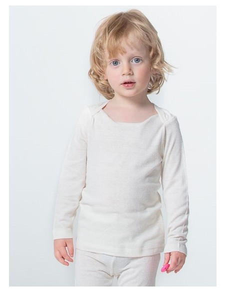 MAGLIA BABY MANICA LUNGA IN SETA BURETTA 