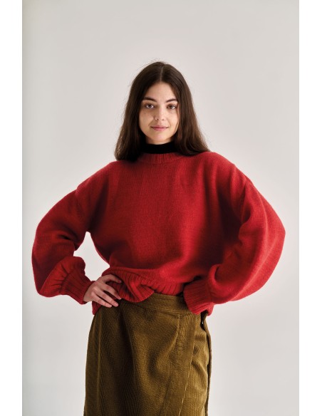 MAGLIONE DONNA IN LANA D'AGNELLO "PALOMA"