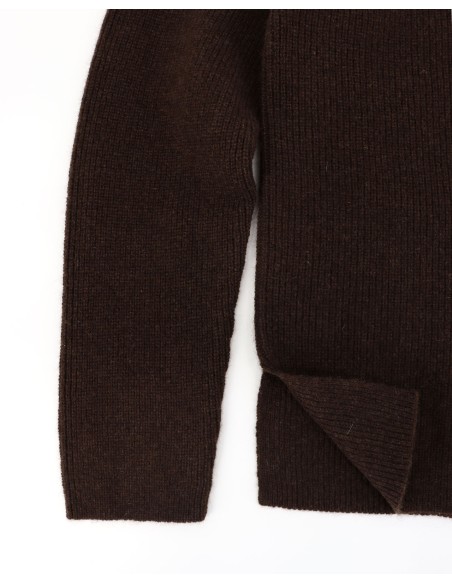 MAGLIONE DONNA SQUADRATO IN 100% LANA DI YAK