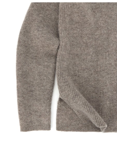 MAGLIONE DONNA SQUADRATO IN 100% LANA DI YAK