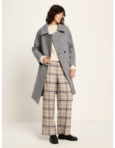 CAPPOTTO DONNA IN PURA LANA VERGINE CON CINTURA