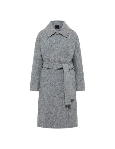 CAPPOTTO DONNA IN PURA LANA VERGINE CON CINTURA