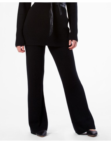 PANTALONI 100% CASHMERE A COSTINA "SILVIA"
