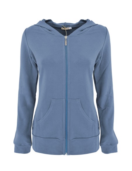 FELPA IN BAMBU' SLIM CON CAPPUCCIO