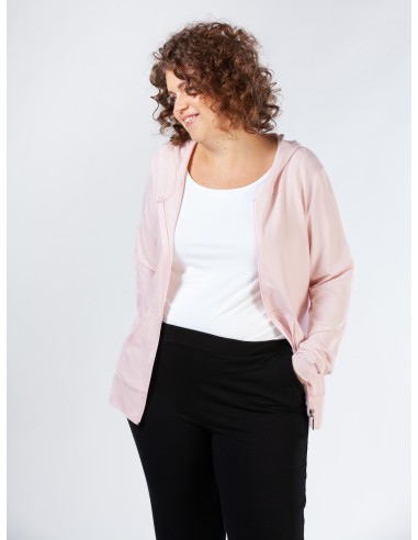 FELPA IN BAMBU' SLIM CON CAPPUCCIO