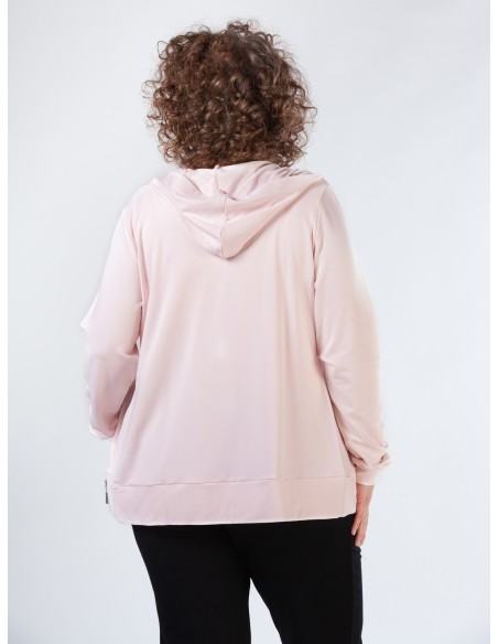 FELPA IN BAMBU' SLIM CON CAPPUCCIO