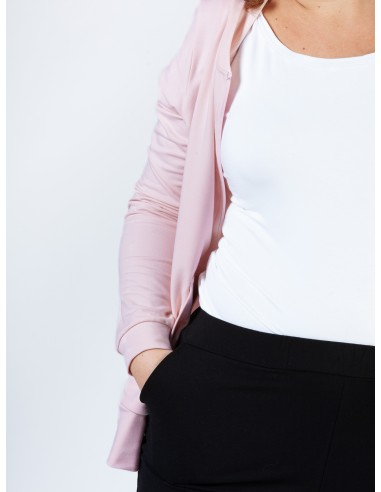 FELPA IN BAMBU' SLIM CON CAPPUCCIO