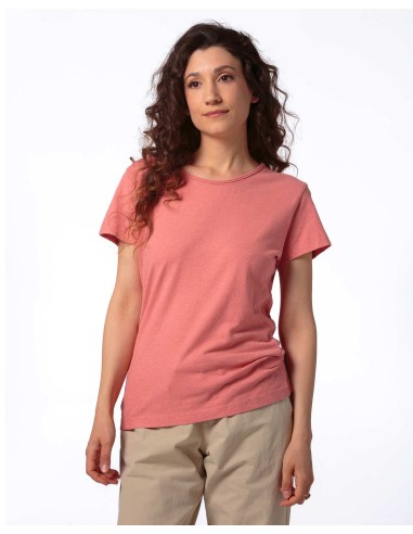 T-SHIRT DONNA GIROCOLLO IN CANAPA