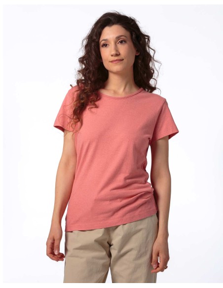 T-SHIRT DONNA GIROCOLLO IN CANAPA