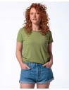 T-SHIRT DONNA GIROCOLLO IN CANAPA