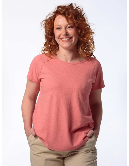 T-SHIRT RAGLAN DONNA IN CANAPA