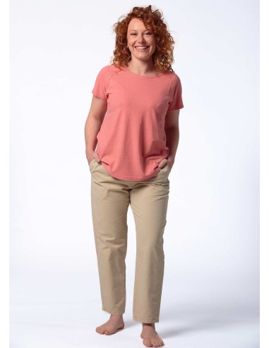 T-SHIRT RAGLAN DONNA IN CANAPA