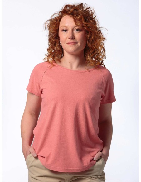 T-SHIRT RAGLAN DONNA IN CANAPA