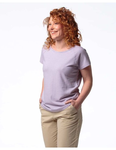 T-SHIRT RAGLAN DONNA IN CANAPA