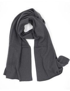 STOLA UNISEX IN 100% CASHMERE 180*50 cm - MARRONE 2