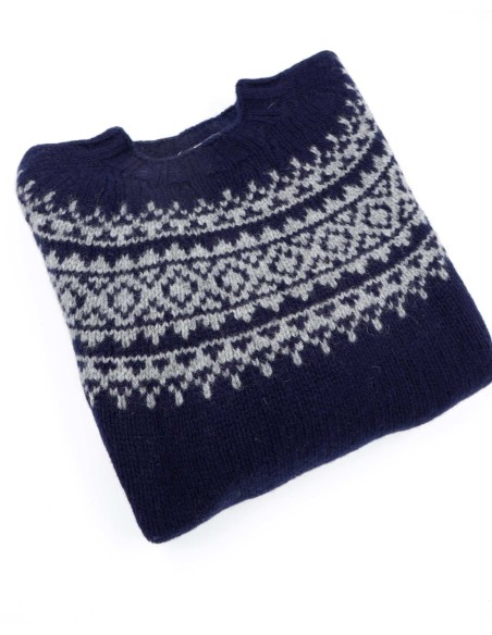 MAGLIONE UOMO SCOZZESE IN LANA D'AGNELLO "YOKE"