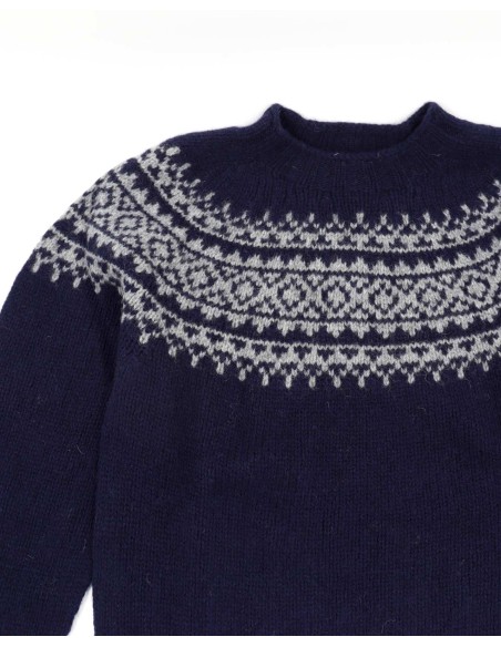 MAGLIONE UOMO SCOZZESE IN LANA D'AGNELLO "YOKE"