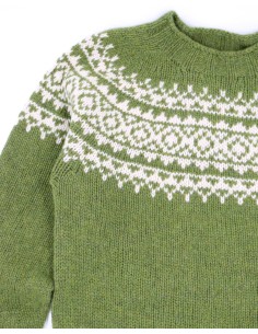 MAGLIONE UOMO SCOZZESE IN LANA D'AGNELLO "YOKE" - OLIVA 2