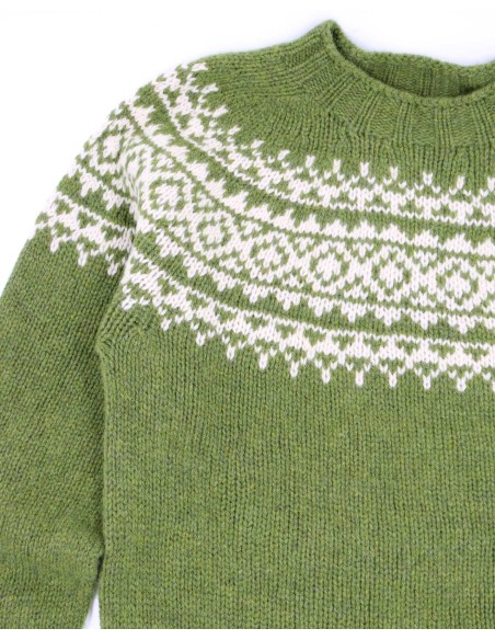 MAGLIONE UOMO SCOZZESE IN LANA D'AGNELLO "YOKE"