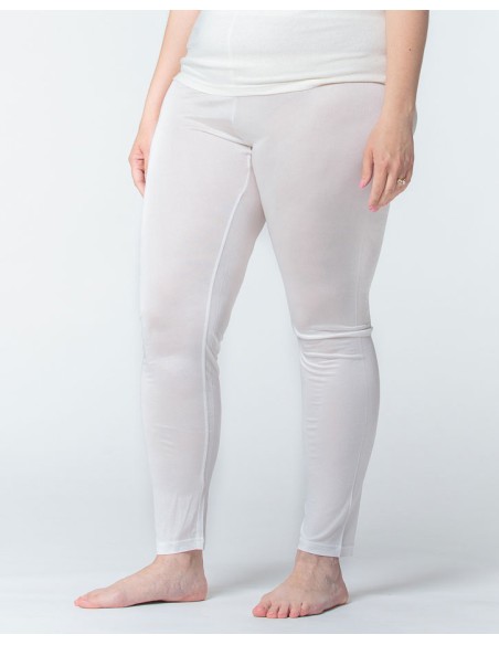 LEGGINGS DONNA IN PURA SETA
