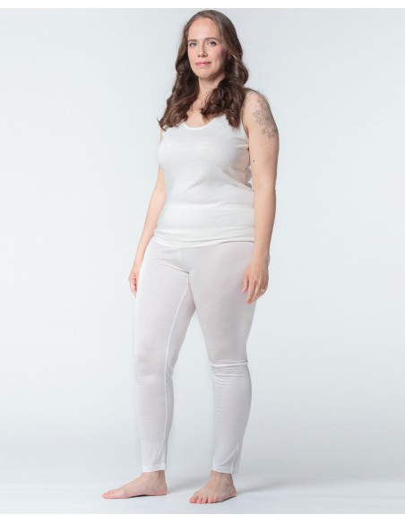LEGGINGS DONNA IN PURA SETA