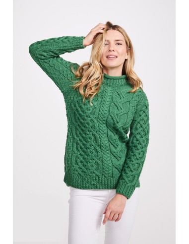MAGLIONE ARAN IRLANDESE IN 100% LANA MERINO...