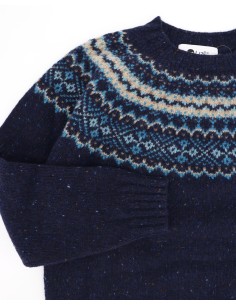 MAGLIONE SCOZZESE DONNA "HARRIS" - NAVY