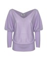 MAGLIA SCOLLO "V" CASHMIRETTA IN SETA E CASHMERE "ELISA"