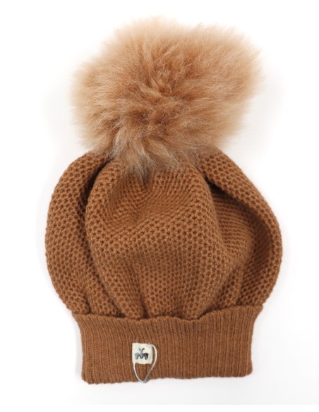BERRETTO IN 100%  BABY ALPACA  "PON PON"