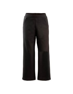 PANTALONE A PALAZZO 7/8 IN COTONE BIOLOGICO - NERO 2