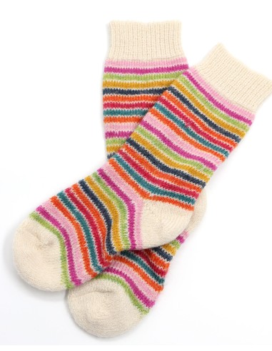 CALZINI BIMBI 100% LANA "ARCOBALENO"