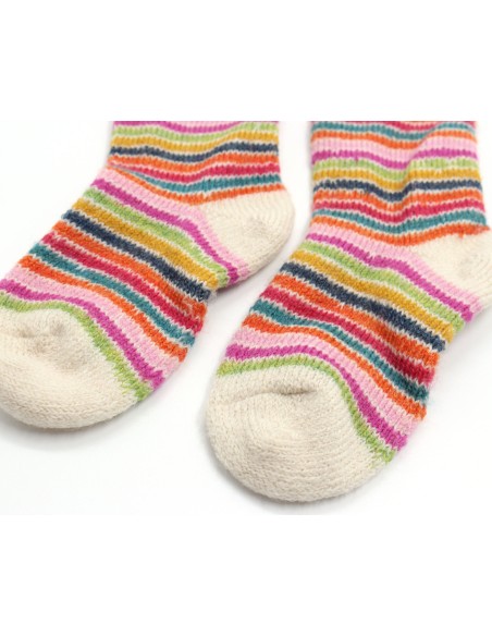 CALZINI BIMBI 100% LANA "ARCOBALENO"