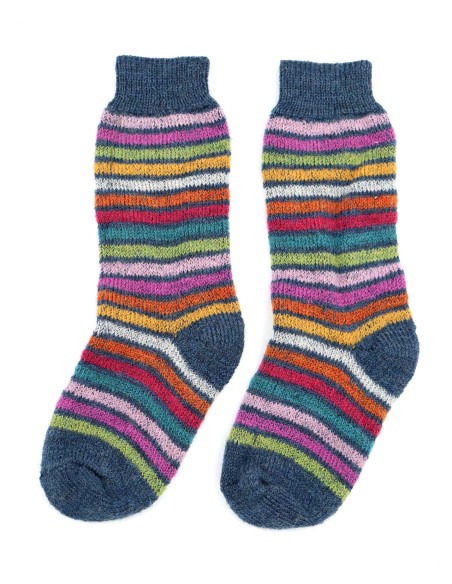 CALZINI BIMBI 100% LANA "ARCOBALENO"