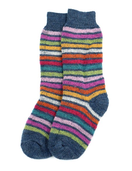 CALZINI BIMBI 100% LANA "ARCOBALENO"