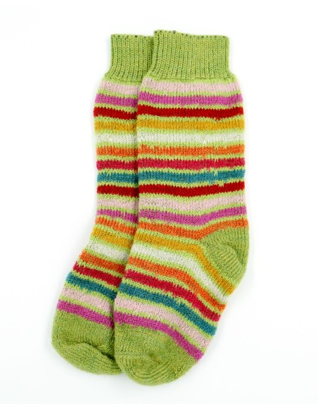 CALZINI BIMBI 100% LANA "ARCOBALENO"