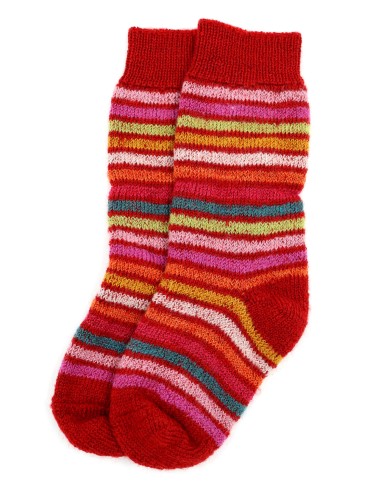 CALZINI BIMBI 100% LANA "ARCOBALENO"