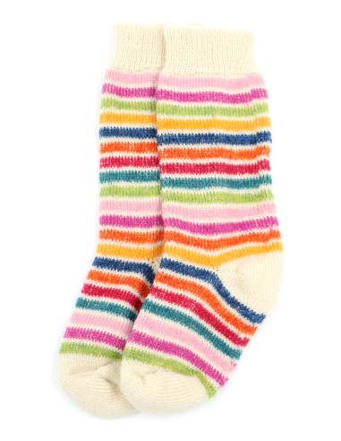 CALZINI BIMBI 100% LANA "ARCOBALENO"