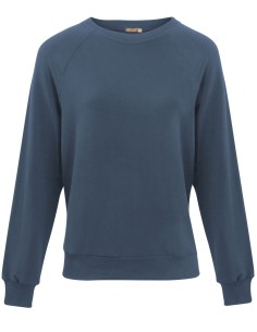 FELPA UNISEX IN BAMBU' "RAGLAN" - DENIM