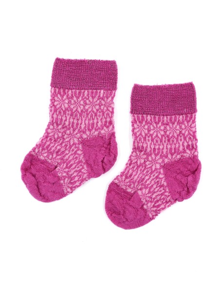 CALZINO NORVEGESE  IN 100% LANA A TRICOT KIDS