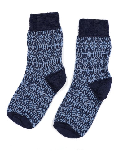 CALZINO NORVEGESE  IN 100% LANA A TRICOT KIDS