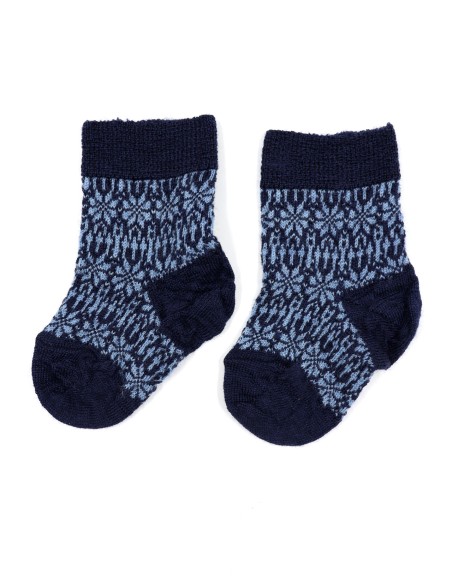 CALZINO NORVEGESE  IN 100% LANA A TRICOT KIDS