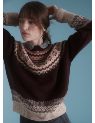 MAGLIONE SCOZZESE IN LANA VERGINE "FAIR ISLE"