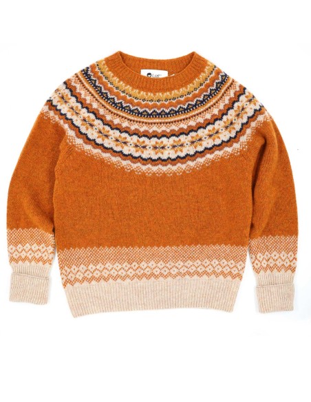 MAGLIONE SCOZZESE IN LANA VERGINE "FAIR ISLE"