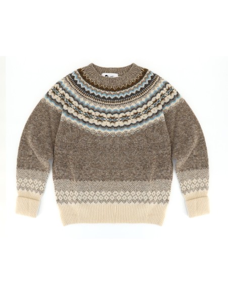 MAGLIONE SCOZZESE IN LANA VERGINE "FAIR ISLE"